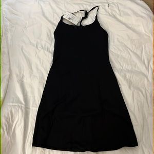 Black athletic dress from Halara